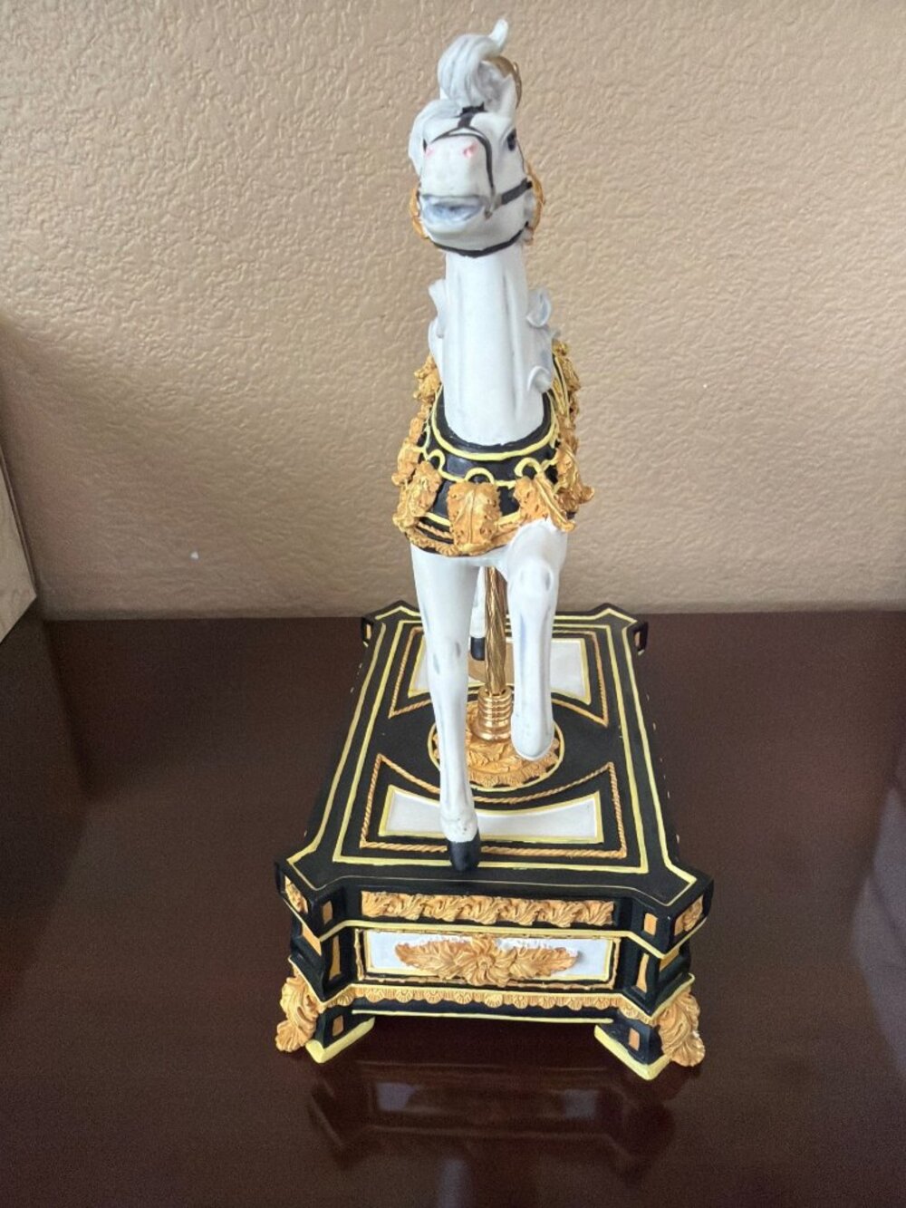 San Francisco Music Box Arabesque Carousel Horse Ltd Ed Wind Beneath Wings w/Box - Picture 6 of 17